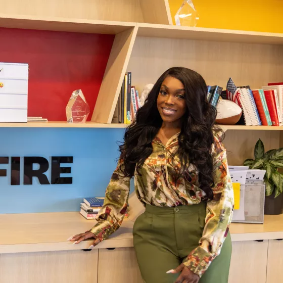 Kim Diei in the FIRE Philadelphia Office