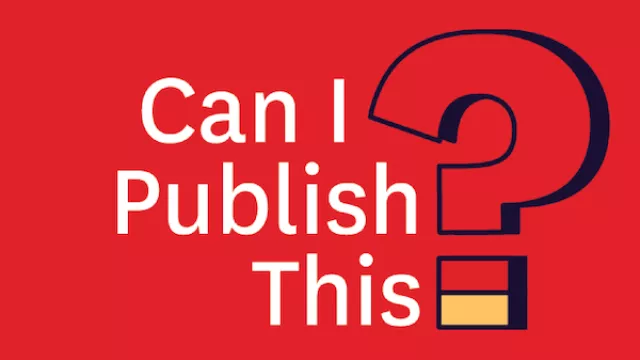 Can I Publish This?