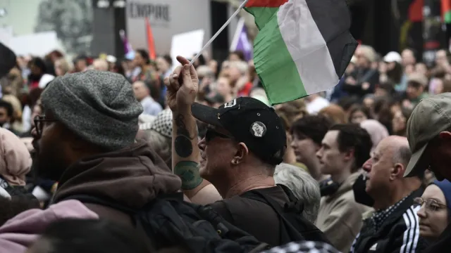 Pro-Palestinian march in Adelaide, Australia, in August 2025.