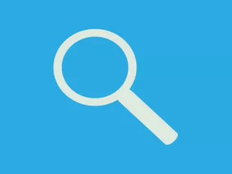 an icon for a magnifying glass