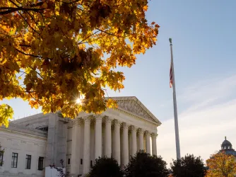 United States Supreme Court in autumn, Washington DC