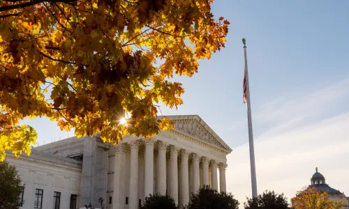 United States Supreme Court in autumn, Washington DC