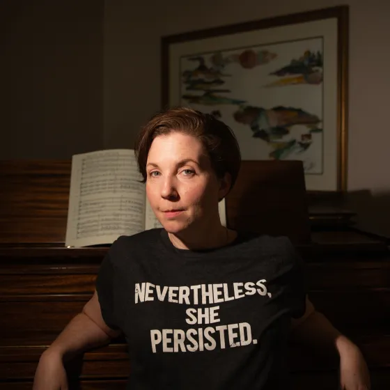 University of Rochester doctoral student Rebecca Bryant Novak