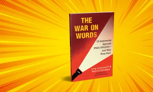 War on Words book cover 2025 on vector gradient background